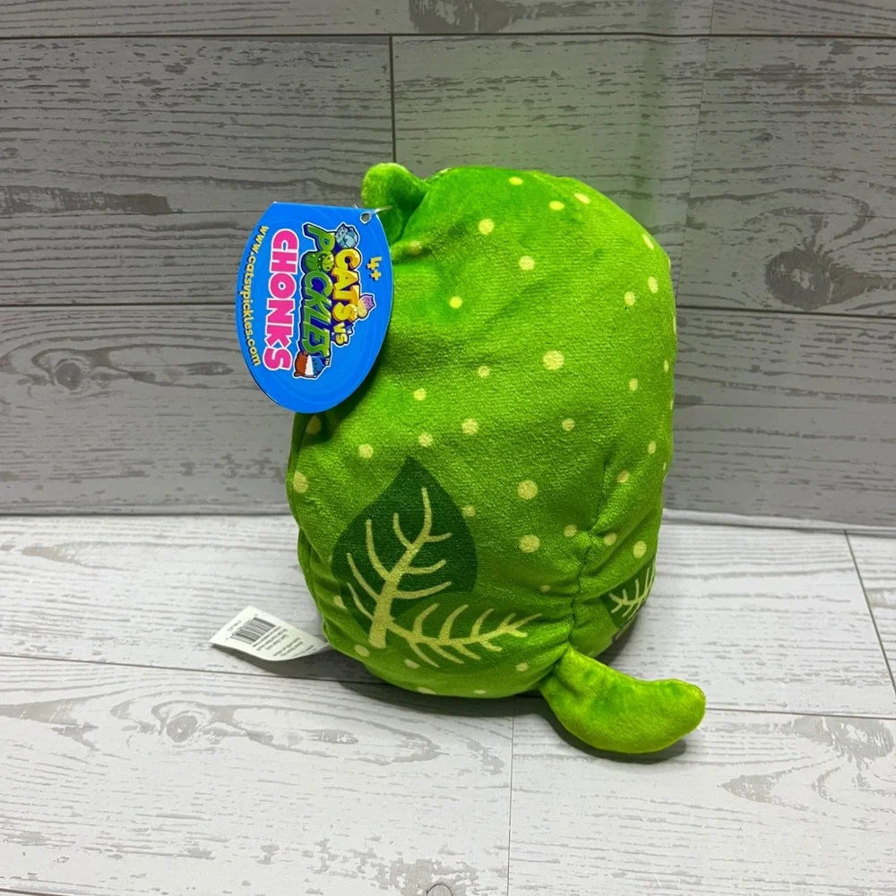 Cats vs‎ Pickles Chonks Limerick Green Lime Plush New With Tags